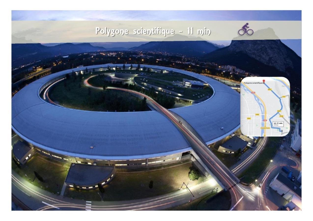 Le 62 - Spacieux T2 Avec Jardin, Parking & Tramway Grenoble Exterior photo